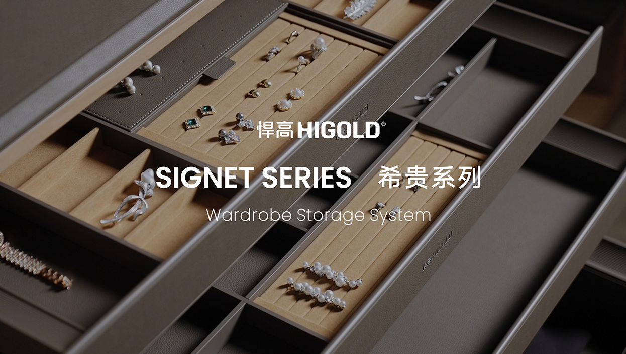 Sistema di contenimento per armadi collezione Signet